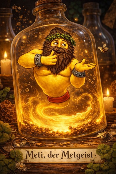 Meti, der Geist am Boden der Flasche